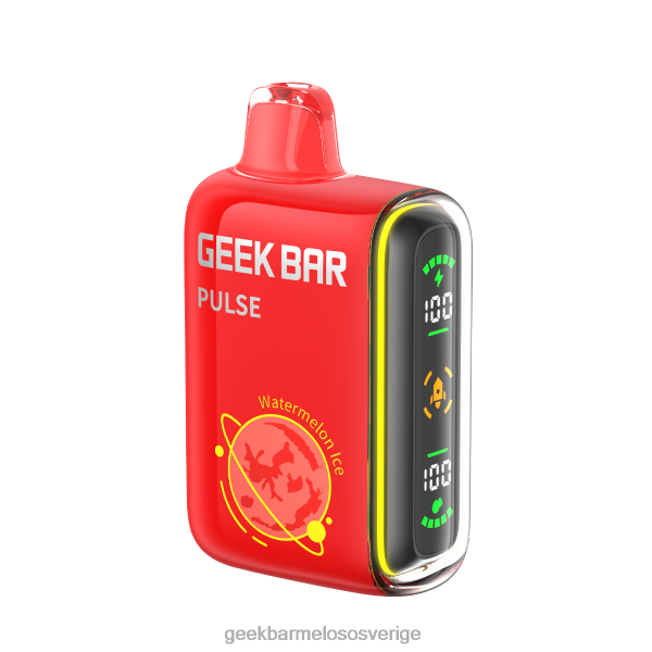 Geek Bar Engångs Vape - Geek Bar Pulse 15k engångsvape ZRX2D67 vattenmelon is