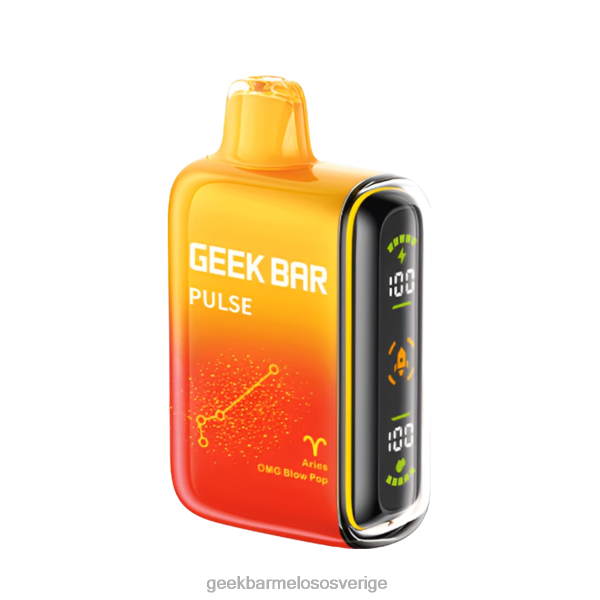 Geek Bar Mini - Geek Bar Pulse 15k engångsvape ZRX2D43 aries omg blow pop