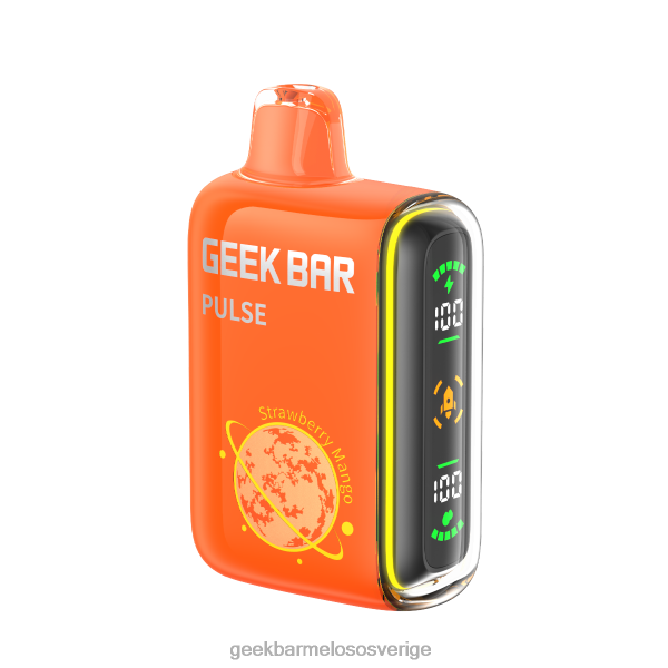 Geek Bar Mini - Geek Bar Pulse 15k engångsvape ZRX2D63 jordgubbsmango
