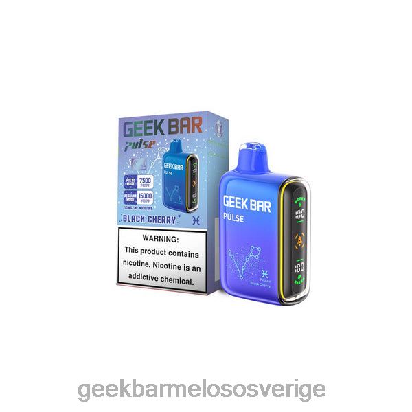 Geek Bar Pulse Sverige - Geek Bar Pulse disponibel ZRX2D12 svart körsbär