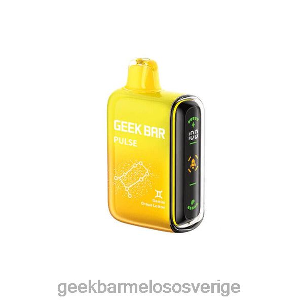 Geek Bar Store - Geek Bar Pulse disponibel ZRX2D19 druva citron
