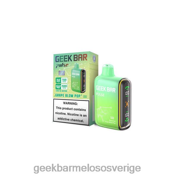 Geek Bar Store - Geek Bar Pulse disponibel ZRX2D9 druvblåsa pop