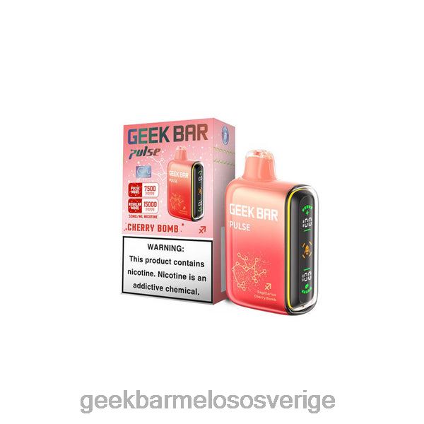 Geek Bar Sverige - Geek Bar Pulse disponibel ZRX2D11 körsbärsbomb