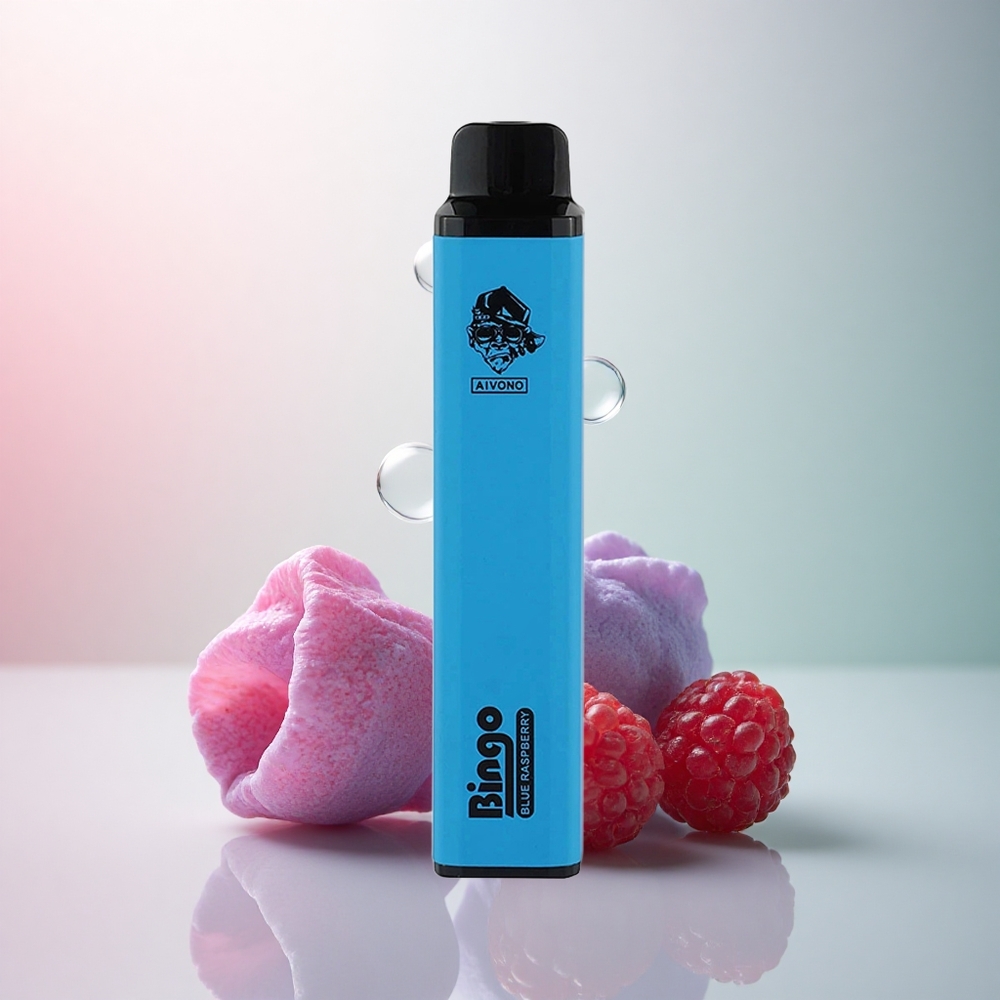 Aivono Aim Bingo 4000 Puffs Blå Hallon 1000mAh 10mL 5% Nikotin