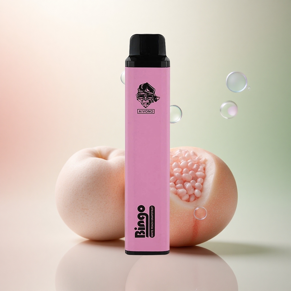 Aivono Aim Bingo 4000 Puffs Vit Persika Grapefrukt 1000mAh 10mL 5% nikotin