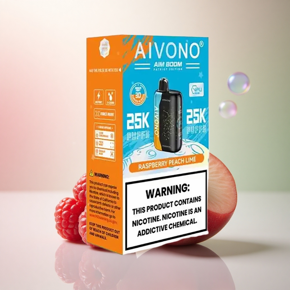 Aivono Aim Boom 25000 Puffs Hallon Persika Lime 650mAh 1.2 ohm