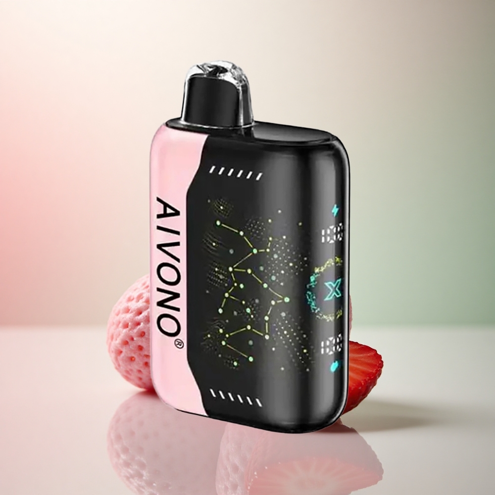 Aivono Aim Boom 25000 Puffs Jordgubb B Pop 650mAh 0% Nikotin