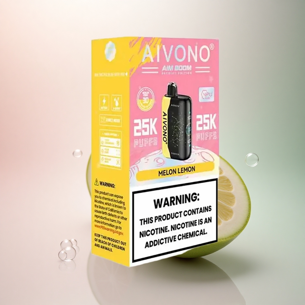 Aivono Aim Boom 25000 Puffs Melon Citron 28ml 650mAh 1.2 ohm