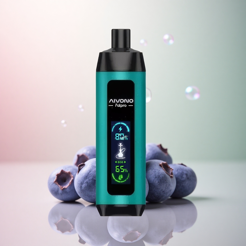 Aivono Aim Fatpro 22000 Puffs Blåbärsgeväret 5% Nikotin 600mAh
