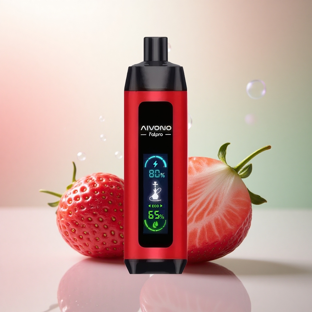 Aivono Aim Fatpro 22000 Puffs Jordgubb Punch 600mAh Nikotinfri