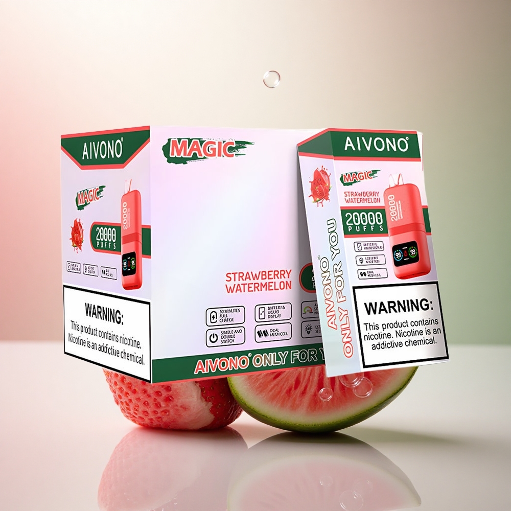 Aivono Aim Magic 20000 Puffs Jordgubb Vattenmelon 5% Nikotin Dual Mesh 600mAh