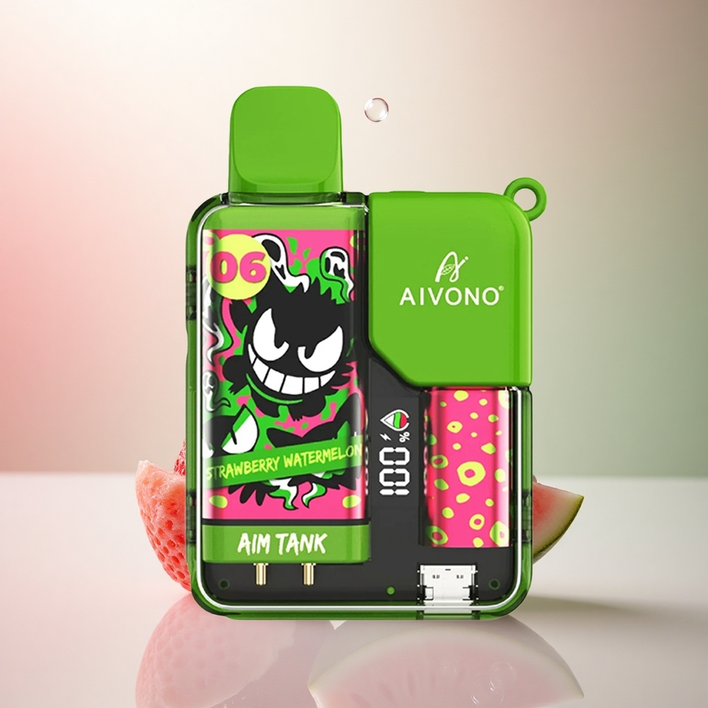 Aivono Aim Tank 9500 Puffs Jordgubb Vattenmelon 650mAh 5% Nikotin