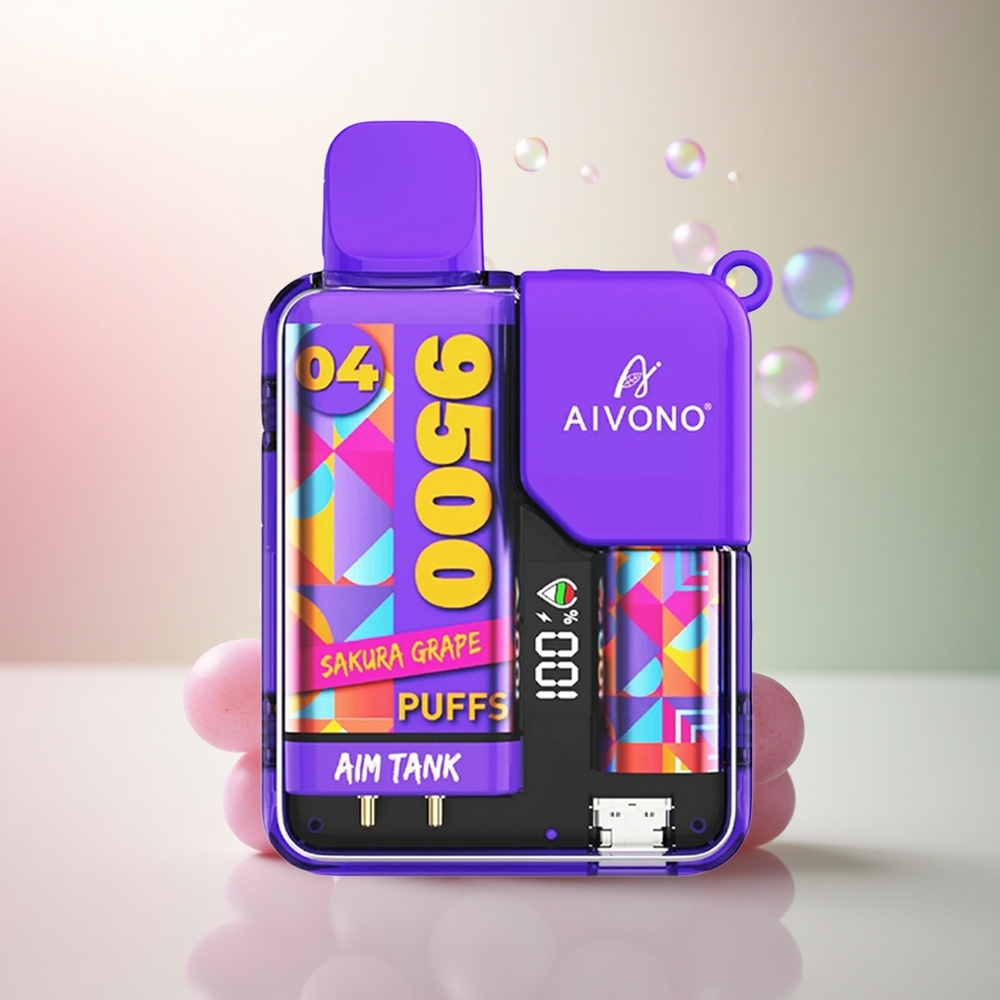 Aivono Aim Tank 9500 Puffs Sakura Vin 18ml 650mAh 1.2ohm