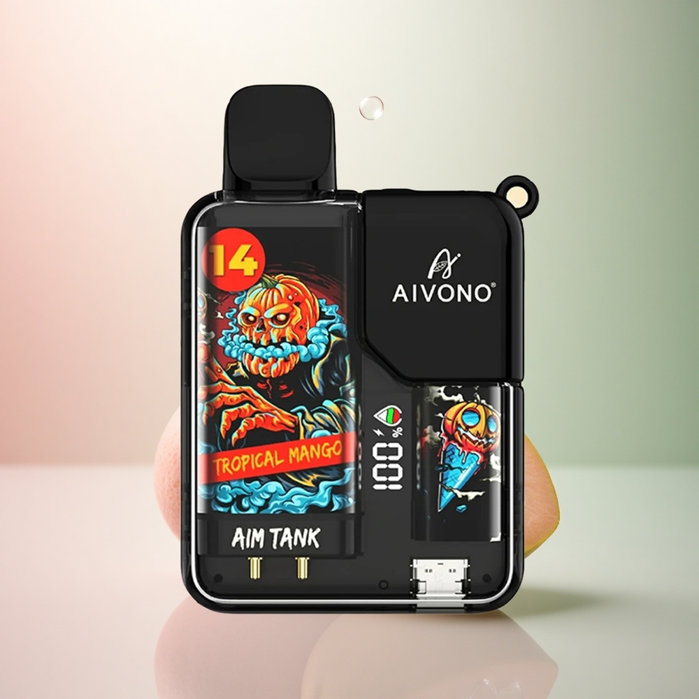 Aivono Aim Tank 9500 Puffs Tropisk Mango 650mAh 5% Nikotin