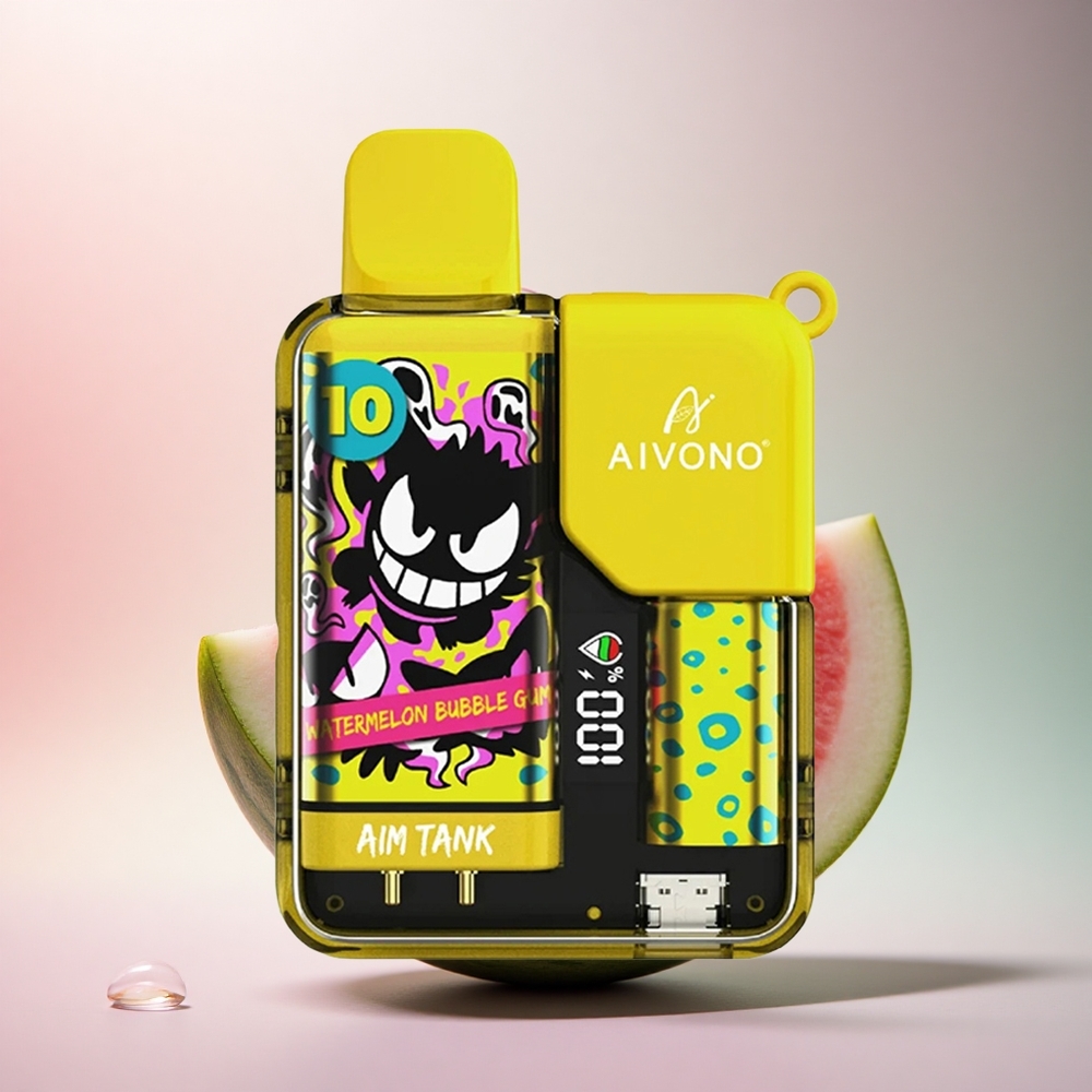 Aivono Aim Tank 9500 Puffs Vattenmelons Tuggummi med 5% Nikotin och 650mAh