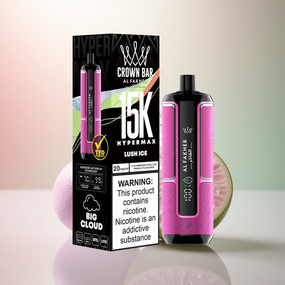 Al Fakher Crown Bar 15K Hypermax Frisk Is 600mAh 6mg/ml