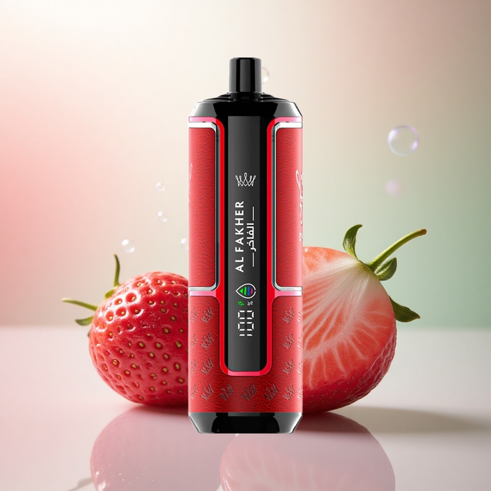 Al Fakher Crown Bar 15K Hypermax Jordgubb Punch 600mAh 6mg nikotin