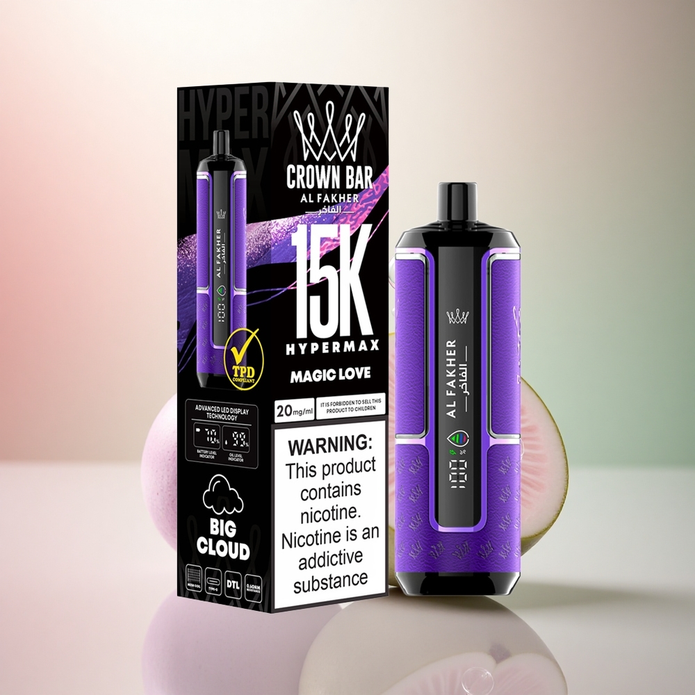Al Fakher Crown Bar 15K Hypermax Magisk Kärlek 22ml 600mAh 6mg Nikotin