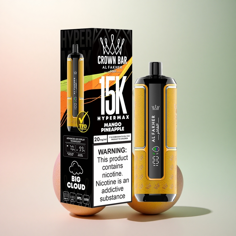 Al Fakher Crown Bar 15K Hypermax Mango Ananas 600mAh 22ml