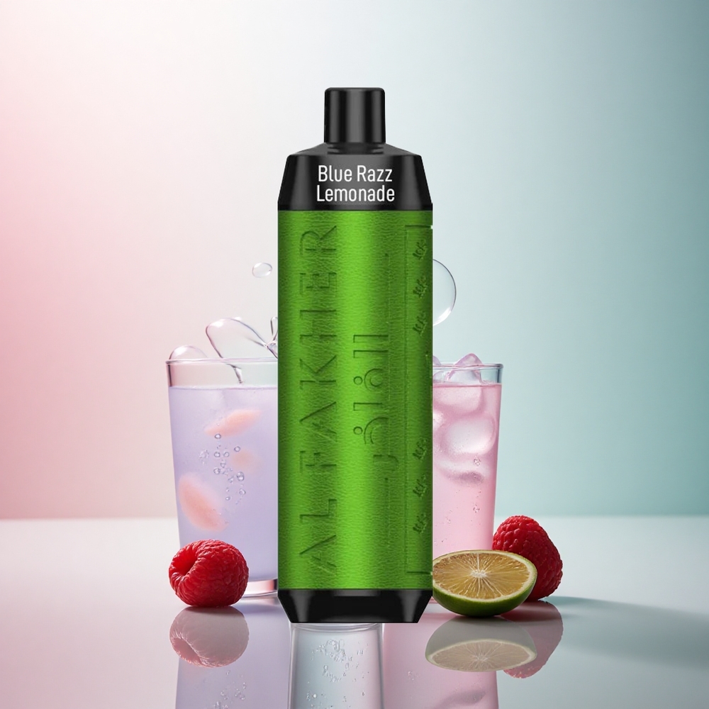 Al Fakher Crown Bar 8000 Crystal Blå Hallon Citronsaft 5mg Nikotin 600mAh