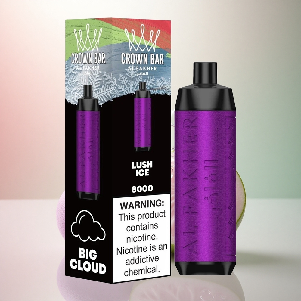 Al Fakher Crown Bar 8000 Crystal Is Lush 600mAh 18ml Nikotin