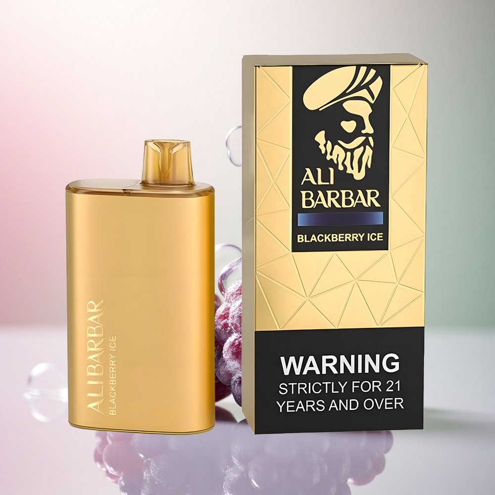 Alibarbar Rich 8000 Puffs Svartbärs Glass 2000 mAh 20 ml