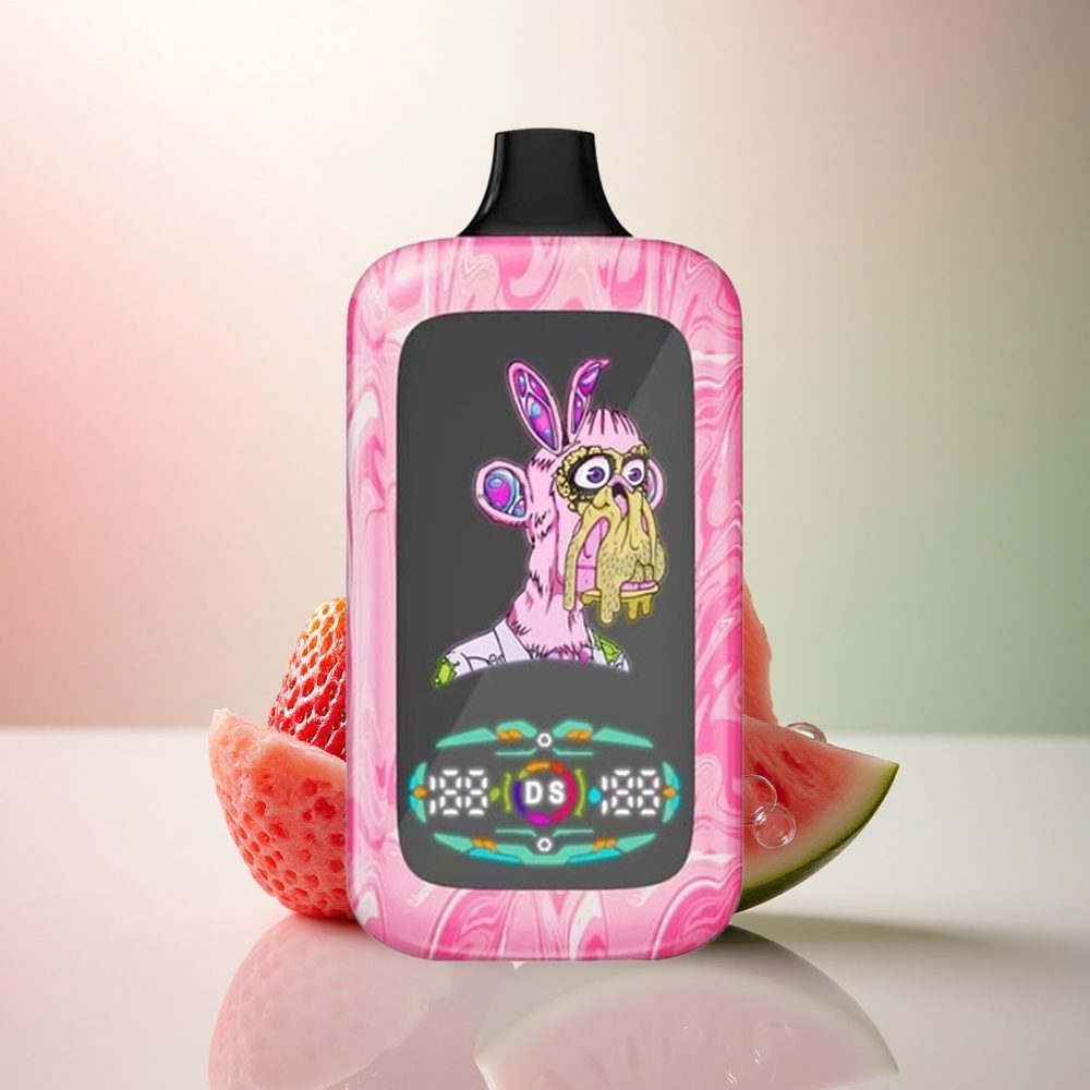 Fumot Digital Monkey 20000/40000 Puffs Jordgubb Vattenmelon 850 mAh Dual Mesh Coil 5% Nikotin