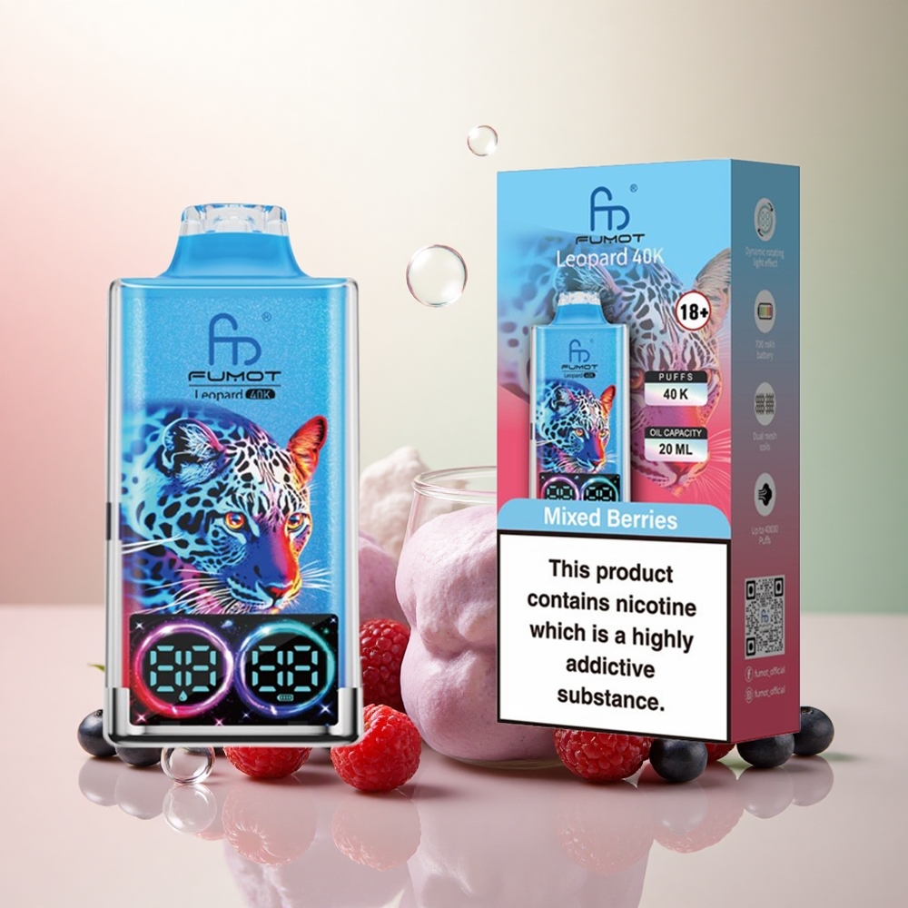 Fumot Leopard 40K Puffs Blandade Bär 5% Nikotin 700mAh