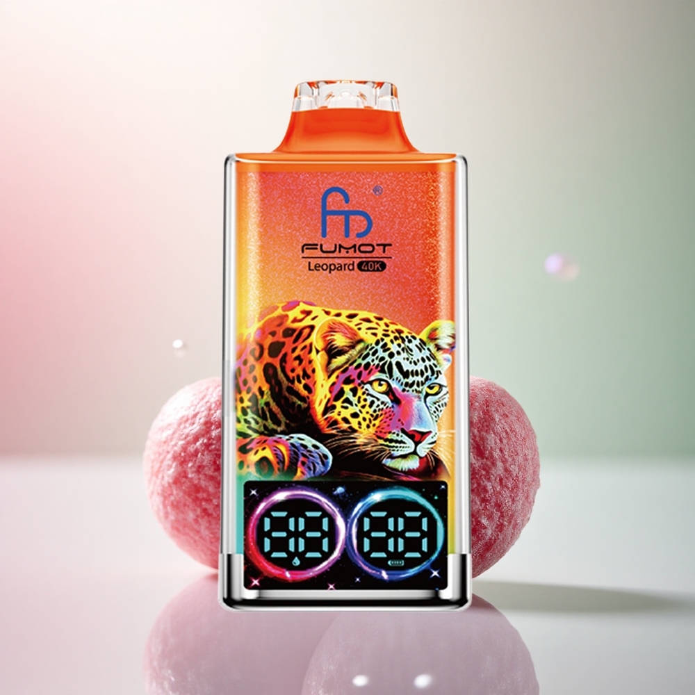 Fumot Leopard 40K Puffs Körsbärsis Dual Mesh 5% Nikotin 700mAh