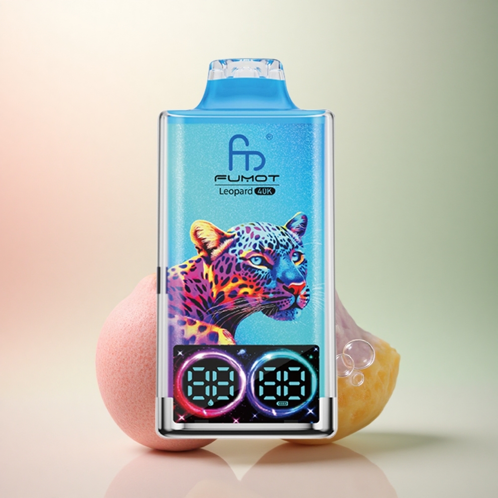 Fumot Leopard 40K Puffs Persikomango Ananas 5% Nikotin Dual Mesh