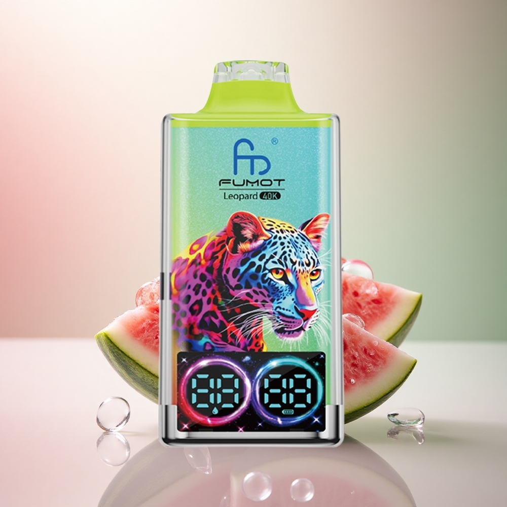 Fumot Leopard 40K Puffs Vattenmelonskyla 5% Nikotin 700mAh Dual Mesh