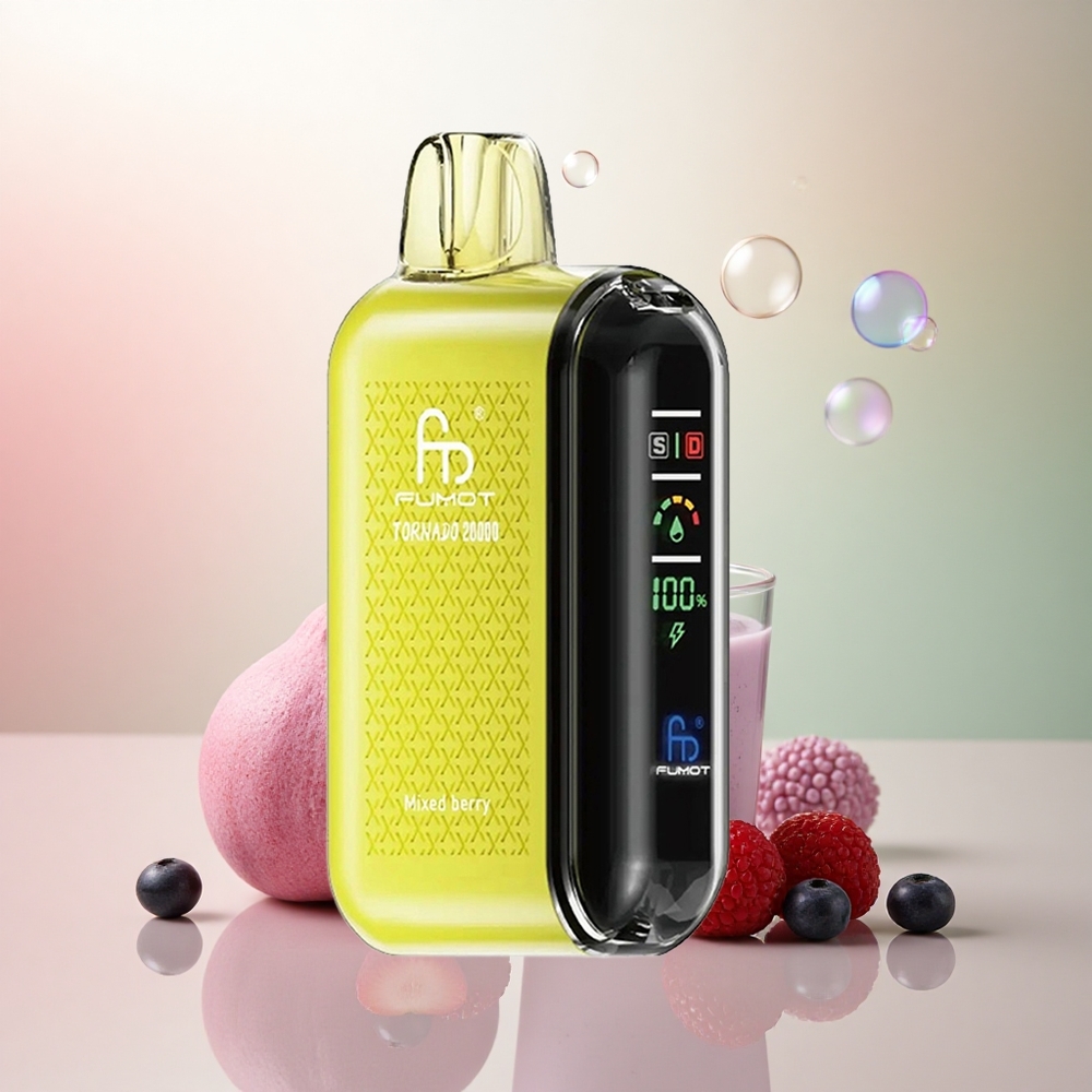 Fumot Tornado 20000 Puffs Blandade Bär Dual Mesh Coil 850mAh