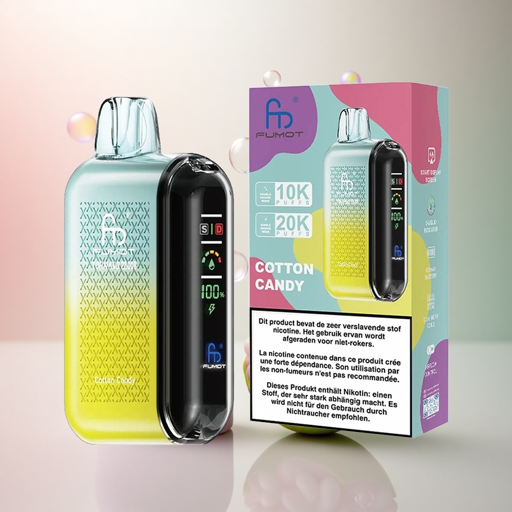 Fumot Tornado 20000 Puffs Godisflarn Dual Mesh 20ml 850mAh 2% Nikotin