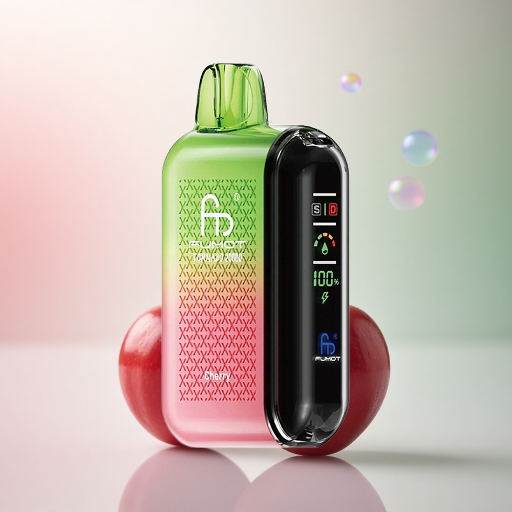 Fumot Tornado 20000 Puffs Körsbär Dual Mesh 850mAh