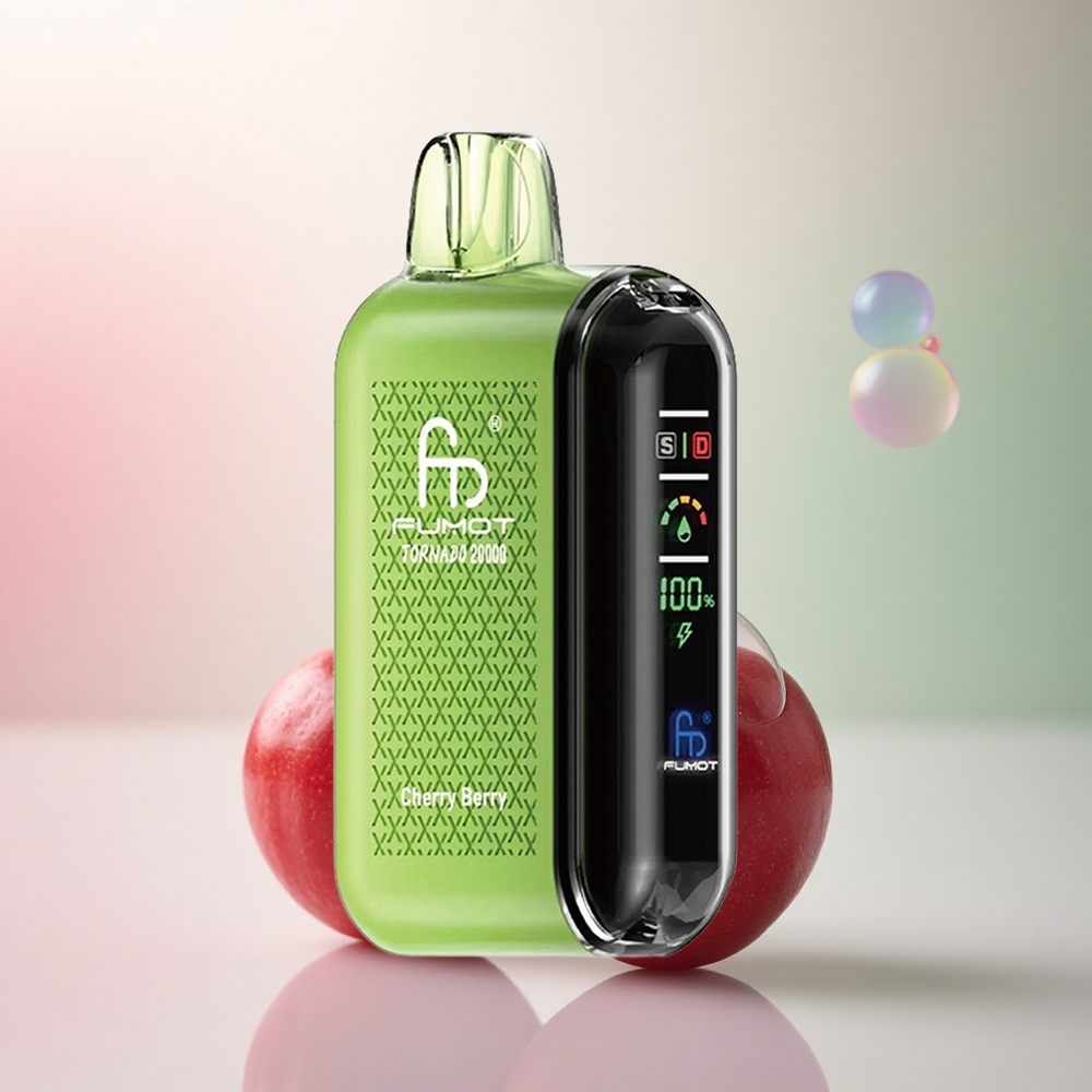 Fumot Tornado 20000 Puffs KörsbärsBär Dual Mesh 850mAh