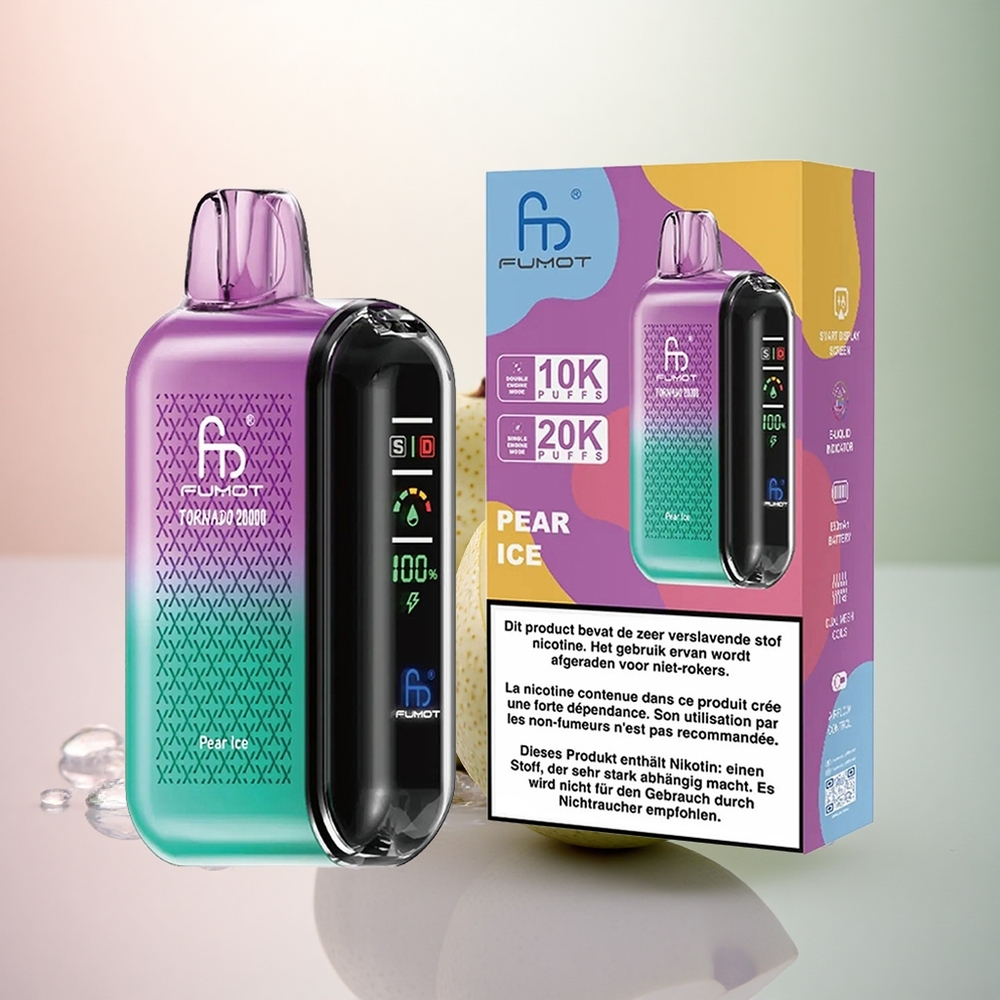 Fumot Tornado 20000 Puffs Päris Is Dual Mesh Coil 850mAh