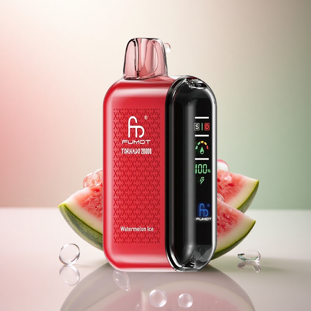 Fumot Tornado 20000 Puffs Vattenmelon Is Dual Mesh Coil 850mAh