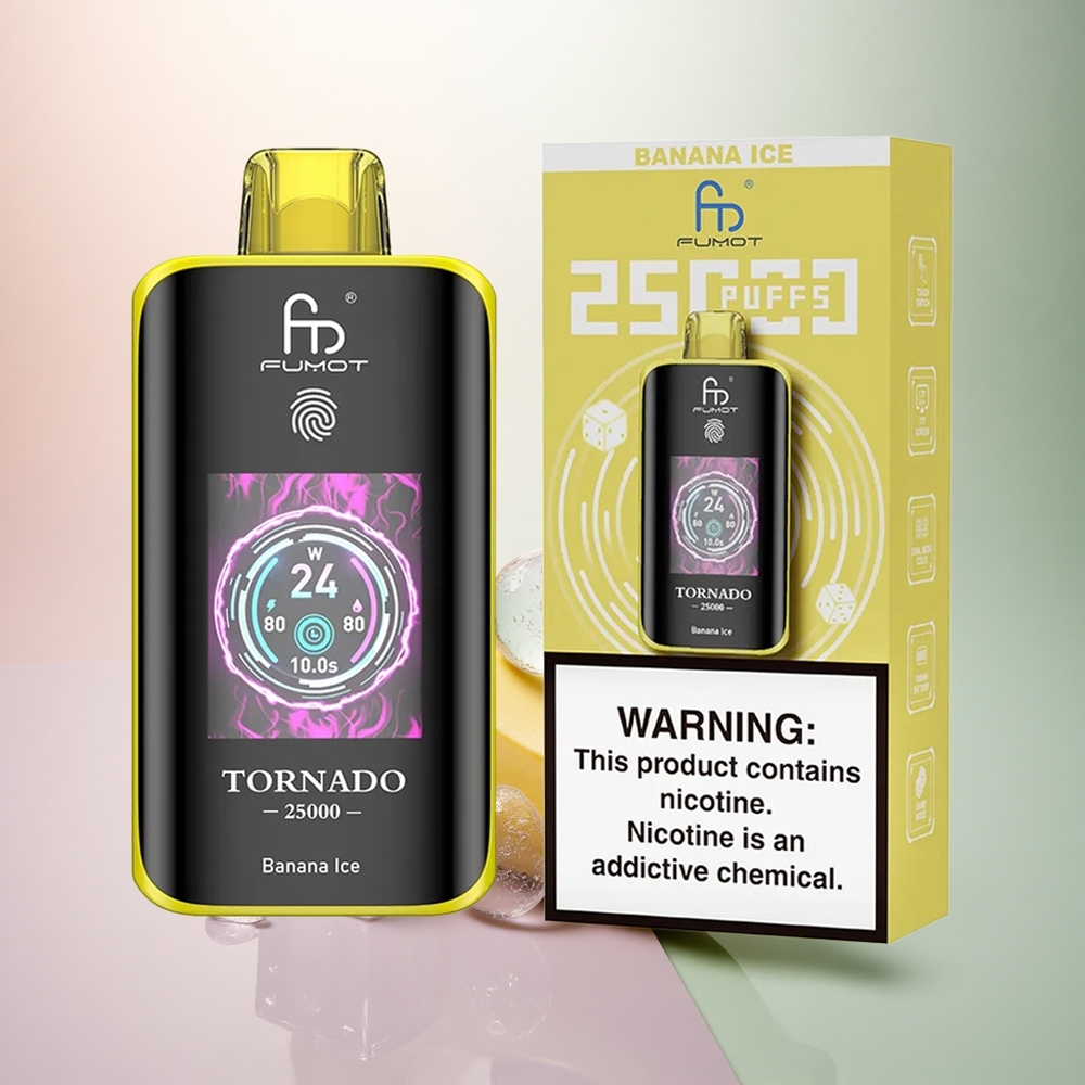 Fumot Tornado 25000 Puffs Banan Is 700mAh 20ml Nikotin