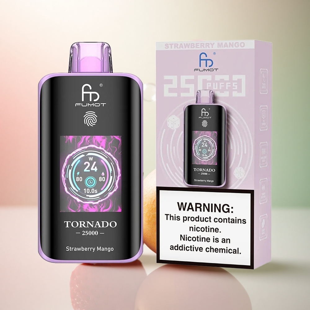 Fumot Tornado 25000 Puffs Jordgubbe Mango 700mAh 20ml