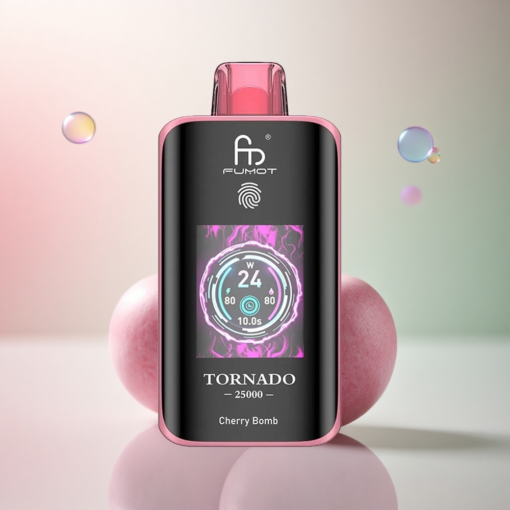 Fumot Tornado 25000 Puffs Körsbärsbomb 700mAh 20ml Nikotin