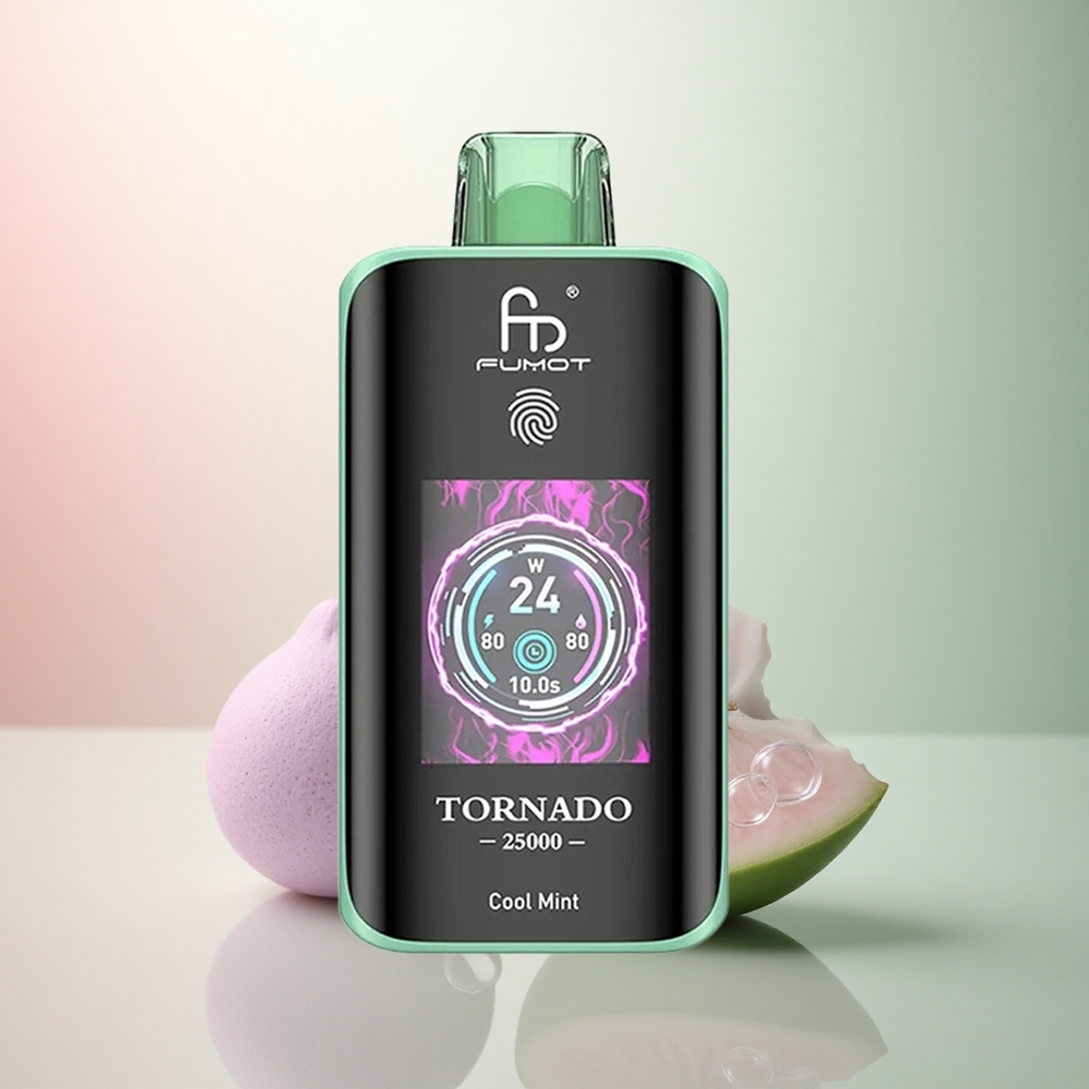 Fumot Tornado 25000 Puffs Sval Mynta HD Skärm 700mAh 20ml