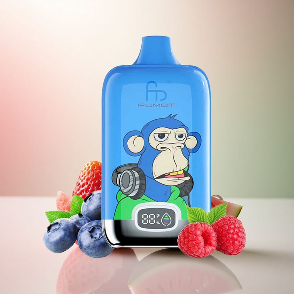 Fumot Tornado Digital Box 12000 Puffs Jordgubb Vattenmelon 550mAh 20ml