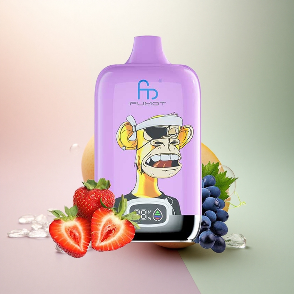 Fumot Tornado Digital Box 12000 Puffs Mango På Is med 20ml E-Liquid och 550mAh