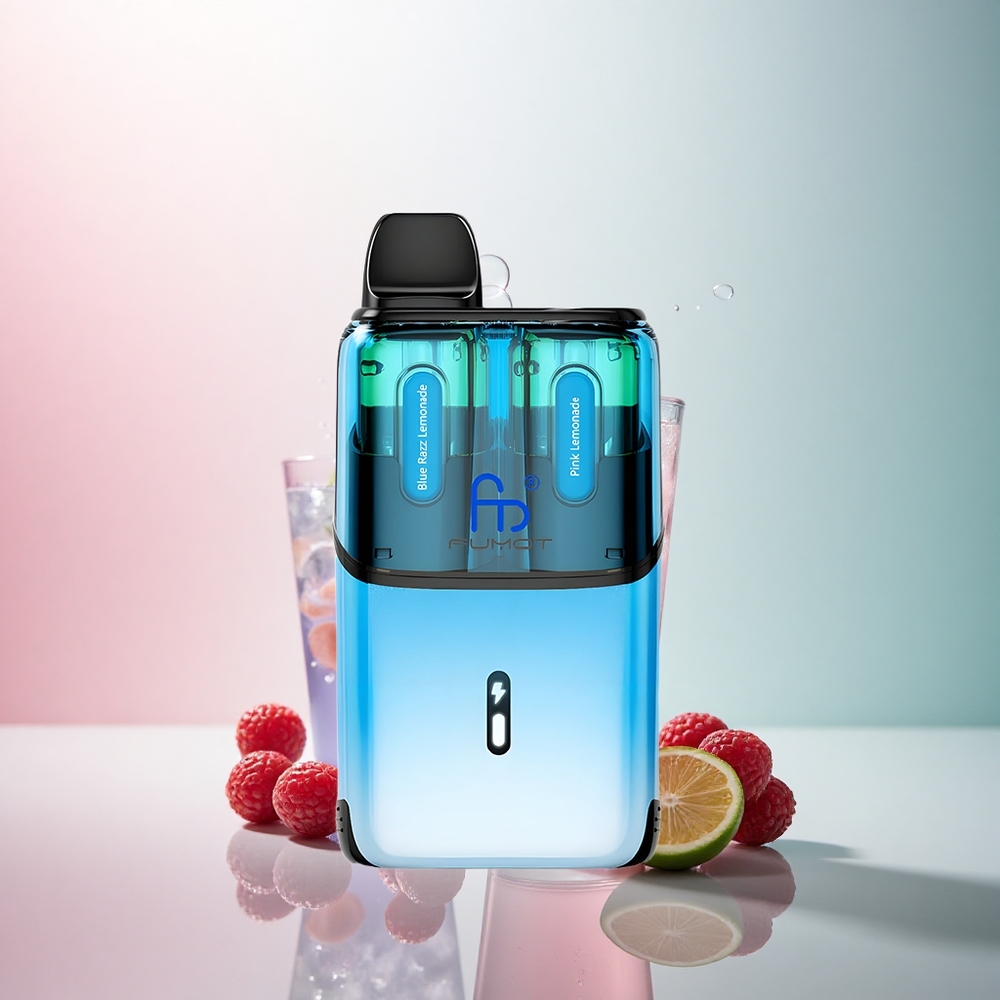 Fumot Ultra T32000 Puffs Blå Hallon Citronad - Rosa Citronad med 20mg Nikotin och 800mAh