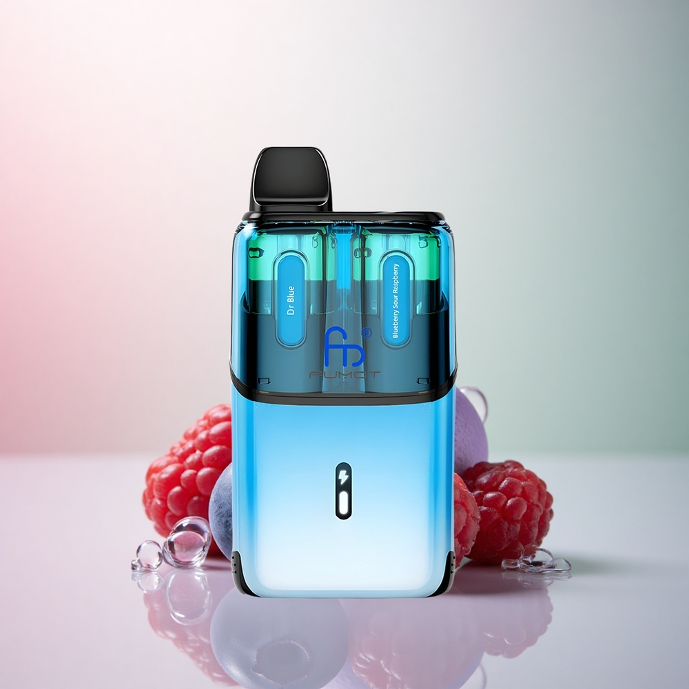 Fumot Ultra T32000 Puffs Dr Blå - Blåbär Sur Hallon med 800mAh & 20mg Nikotin