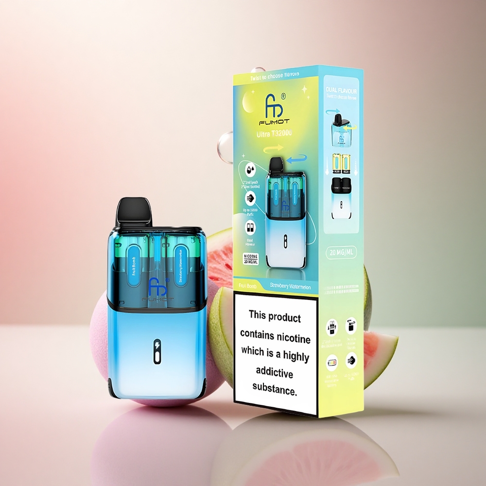 Fumot Ultra T32000 Puffs Frukt Bomb - Jordgubb Vattenmelon 20mg Nikotin 800mAh