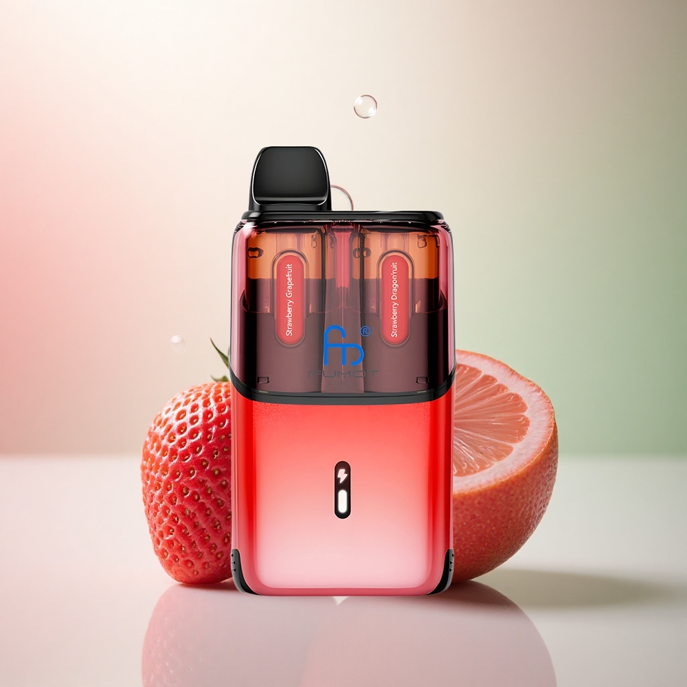 Fumot Ultra T32000 Puffs Jordgubb Drufrukta - Jordgubb Dragonfrukt med 800mAh och 20mg nikotin
