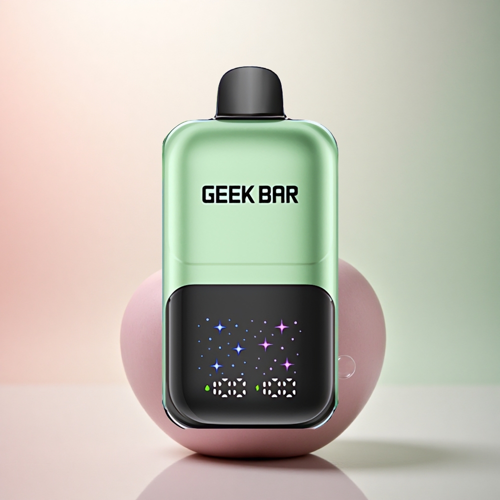 GEEK BAR 2GO 20ml 50000 Puffs Dubbel Äpple A&B med Interaktiv Stor Skärm & 5% Nikotin