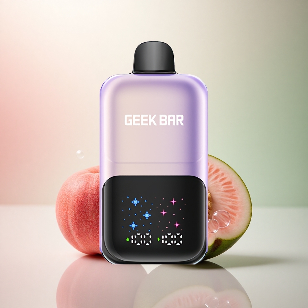 GEEK BAR 2GO 20ml 50000 Puffs Persika Mango Vattenmelon Is med 5% nikotin och laddningsbart batteri