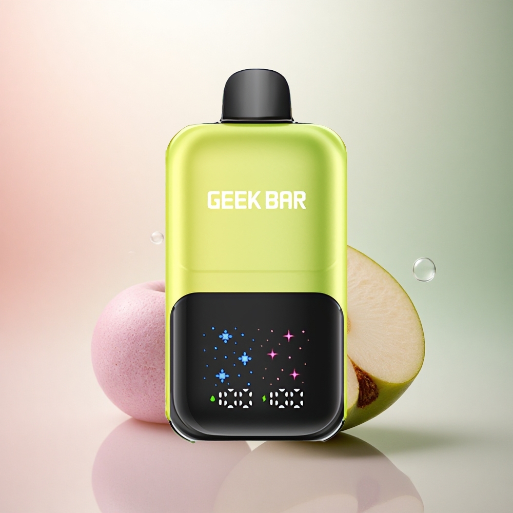 GEEK BAR 2GO 20ml 50000 Puffs Sur Äpple Is med 3-nivåinställbar smak/kyla och 5% nikotin